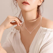 Heart Moissanite Necklace thumbnail 6