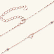 Heart Moissanite Necklace thumbnail 8