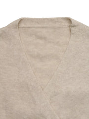 Front view of the Apricot Tied Surplice Long Sleeve Sweater, styled with polished boutique styling for day-to-night outfits, made for women who want easy layering.