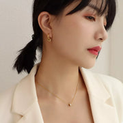 Minimalist Gold Zircon Necklace thumbnail 2