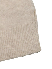 Back view of the Apricot Tied Surplice Long Sleeve Sweater, styled with polished boutique styling for day-to-night outfits, made for women who want easy layering.