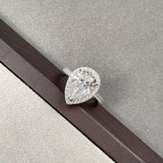 Teardrop Moissanite Ring thumbnail 3