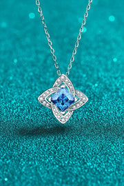 Floral Moissanite Necklace thumbnail 3