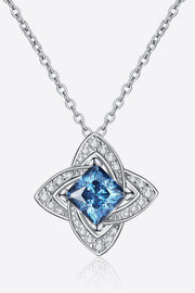 Floral Moissanite Necklace thumbnail 1