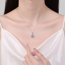 Bundle outfit view of the Women's Lace Zircon Silver 1 Carat Moissanite 925 Sterling Necklace for Everyday Styling & Gifting, styled with layered jewelry for everyday styling and gifting, made for women who want refined neckline detail.