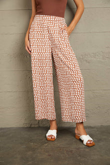 Bundle outfit view of the Dusty Pink Women's Elegant Polka Dot High Waist Wide Pants for Office & Everyday Wear, styled with polished comfort for work, travel, and everyday wear, made for women who want repeat outfit options.
