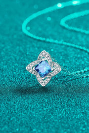 Floral Moissanite Necklace thumbnail 4