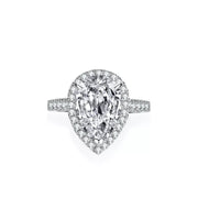 Teardrop Moissanite Ring thumbnail 8