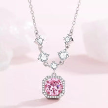 Bundle outfit view of the Blush Pink Women's Lace Zircon Silver Pendant Necklace for Everyday Styling & Gifting, styled with layered jewelry for everyday styling and gifting, made for women who want refined neckline detail.