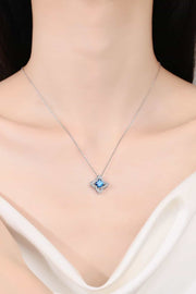 Floral Moissanite Necklace thumbnail 2