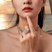 Bundle outfit view of the Sunflower 5 Carats Women's Silver Minimalist 5 Carat 925 Sterling Moissanite Ring for Everyday Styling & Gifting, styled with delicate sparkle for daily wear and gifting, made for women who want refined jewelry.